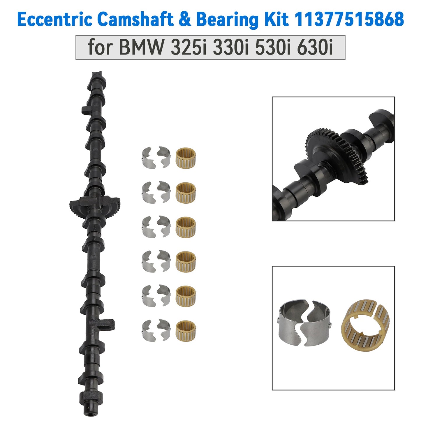 Kit cuscinetto e albero a camme eccentrico per BMW E93 328i Cabriolet 2012-2013 11377515868 11370150710