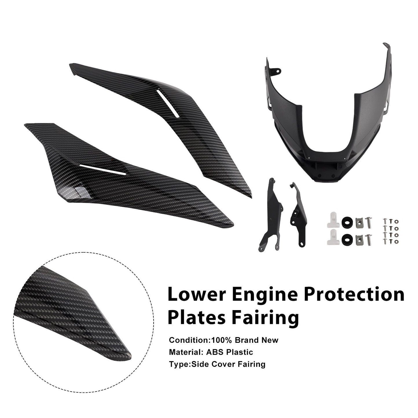 Pannelli inferiori del motore Street Triple 765 R/RS 2023-2025, carenatura protettiva