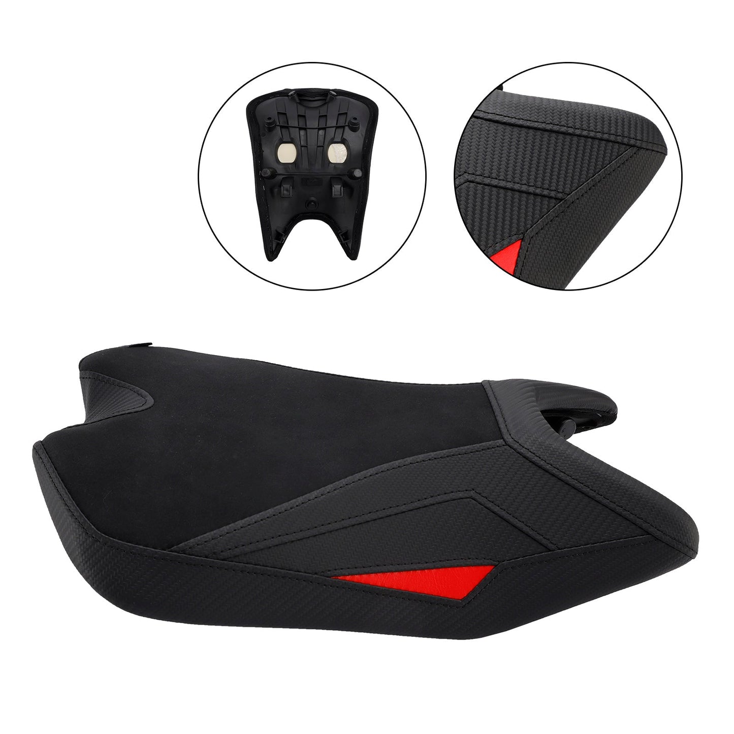 Cuscino Raider per sedile anteriore conducente Aprilia Rs457 Rs 457 2024-2025 nero
