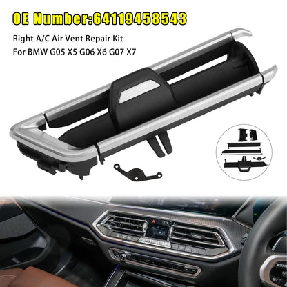 Kit di riparazione della presa d'aria A/C destra 64119458543 per BMW X5 G05 X7 G07 19-21 X6 G06 20-21