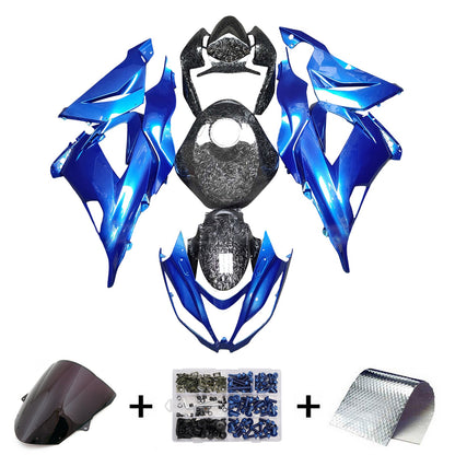 Kit carenatura iniezione in plastica ABS adatto per Kawasaki ZX6R 636 2013-2018