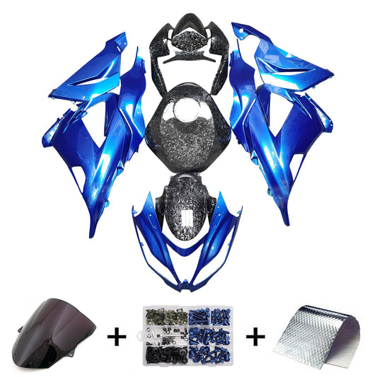 Kit carenatura iniezione in plastica ABS adatto per Kawasaki ZX6R 636 2013-2018