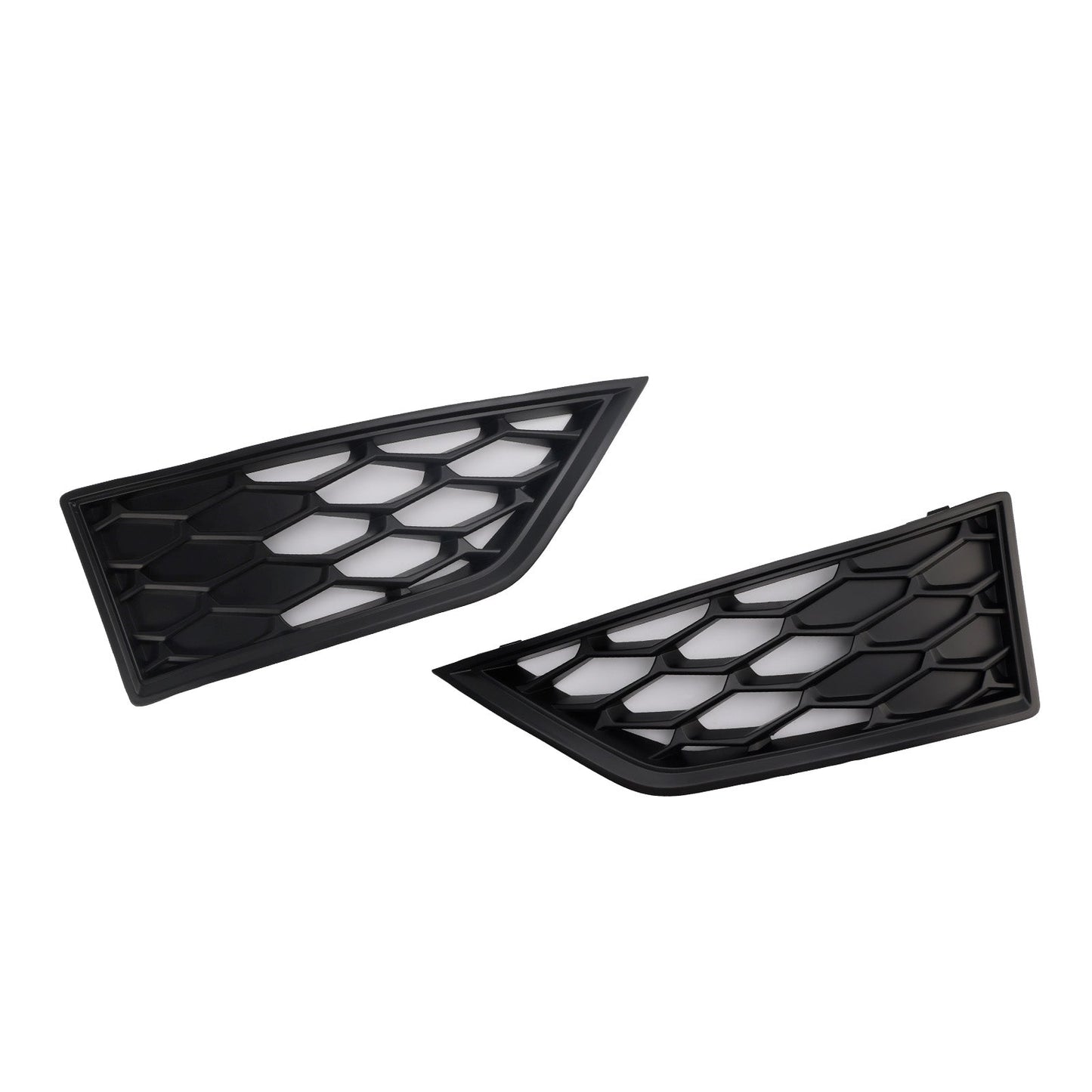 Griglia fendinebbia anteriore a nido d'ape nera per Seat Leon Cupra 5F 2012-2017