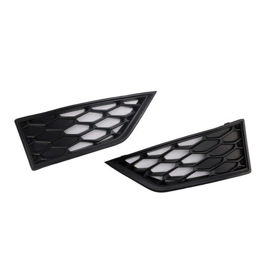 Griglia fendinebbia anteriore a nido d'ape nera per Seat Leon Cupra 5F 2012-2017