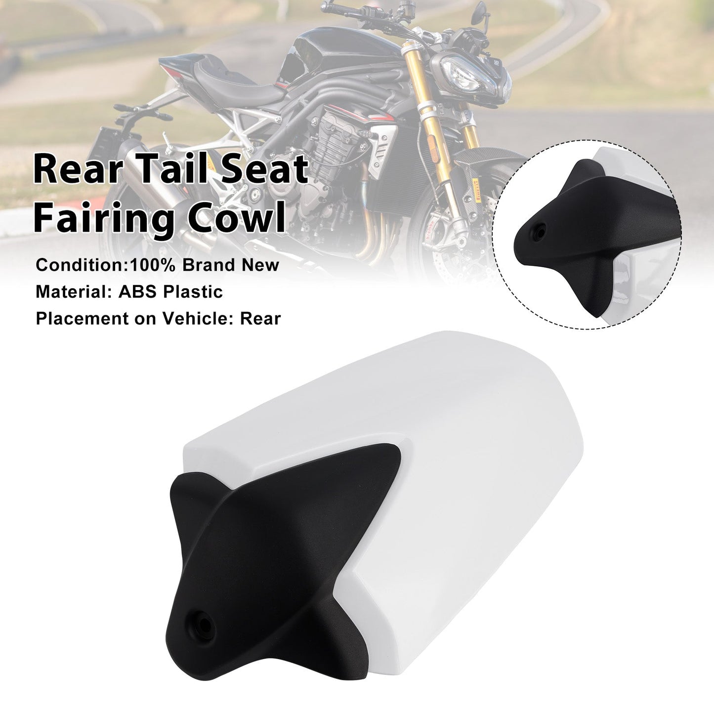 2021-2024 Per Speed Triple 1200 RS Copertura cupolino posteriore sella