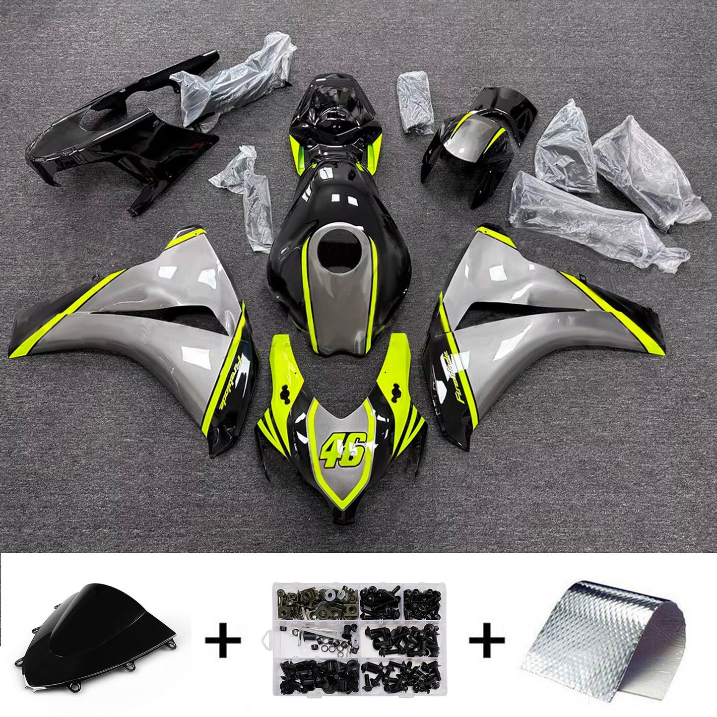 Kit di carene in plastica ABS stampate a iniezione per Honda CBR1000RR 2008-2011