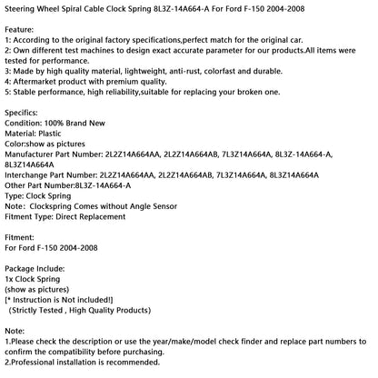Molla a spirale per cavo volante Ford F-150 2004-2008 8L3Z-14A664-A