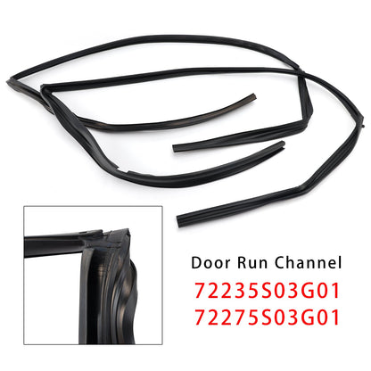 Canale di scorrimento del vetro della portiera anteriore HONDA CIVIC EK4 EK9 2D 3D 2 pezzi 1996-2000