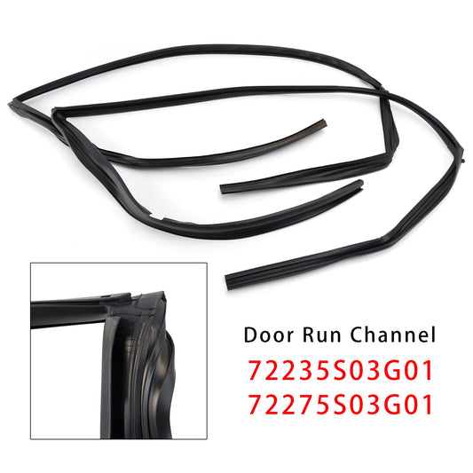 Canale di scorrimento del vetro della portiera anteriore HONDA CIVIC EK4 EK9 2D 3D 2 pezzi 1996-2000