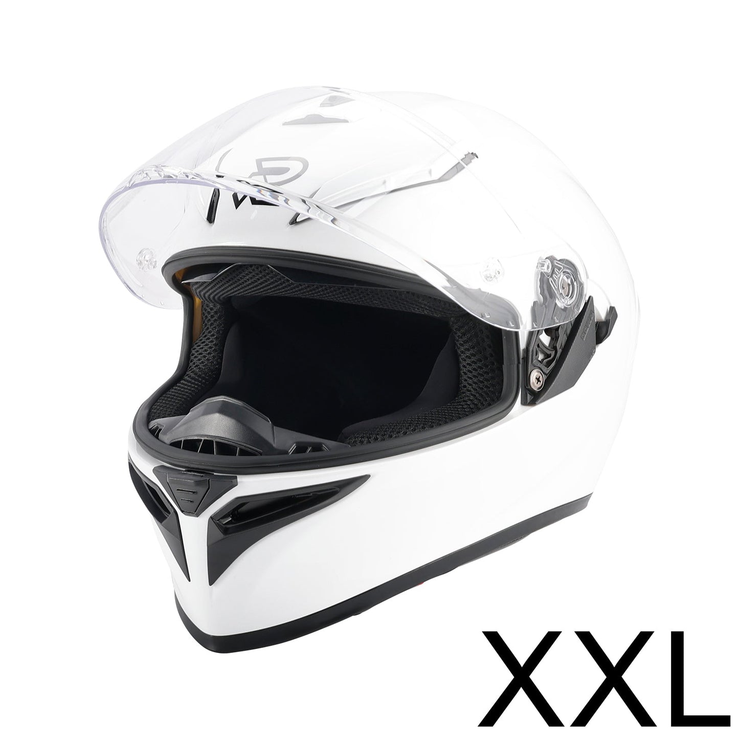 Casco da moto DOT per adulti Street Integrale Bianco