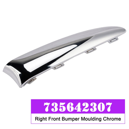 Modanatura paraurti anteriore destro Fiat 500 Lounge 2015.08-2020 cromata 735642307