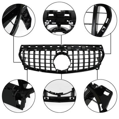 Per Mercedes Benz W117 CLA250 2013-2016 CLA CLASS GT-R Style Griglia paraurti anteriore