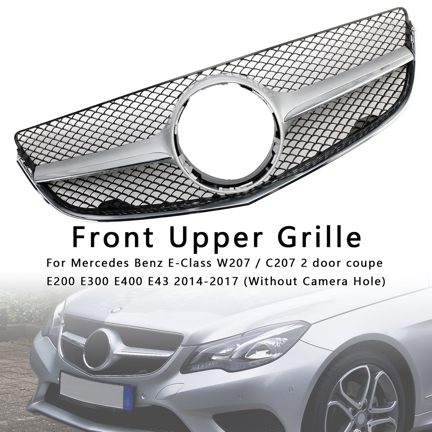 Griglia paraurti anteriore Mercedes Benz CLASSE E W207 Coupe 2014-2017
