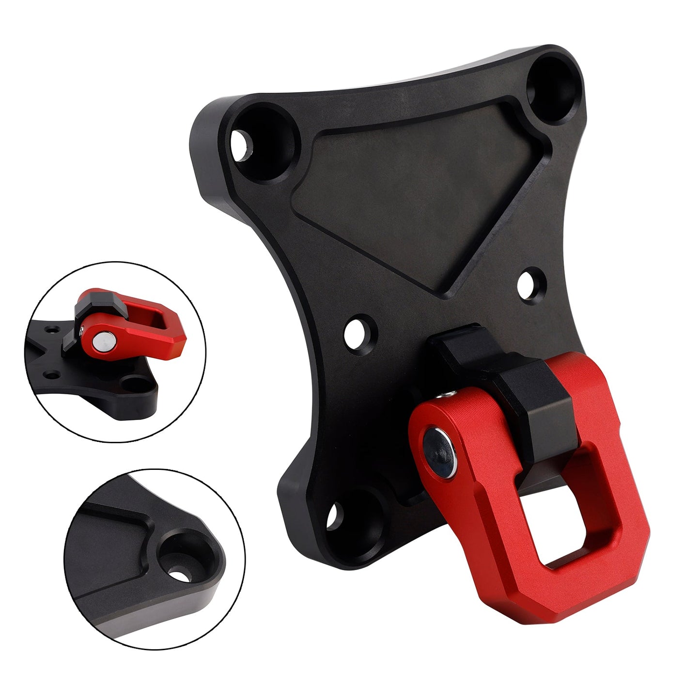 Piastra di traino posteriore con gancio e anello a D da 3/4"" compatibile con Yamaha Maverick X3 900 X Max