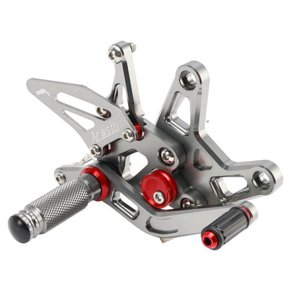 Pedane arretrate in alluminio CNC Kawasaki Ninja ZX6R ZX636 2024-2025