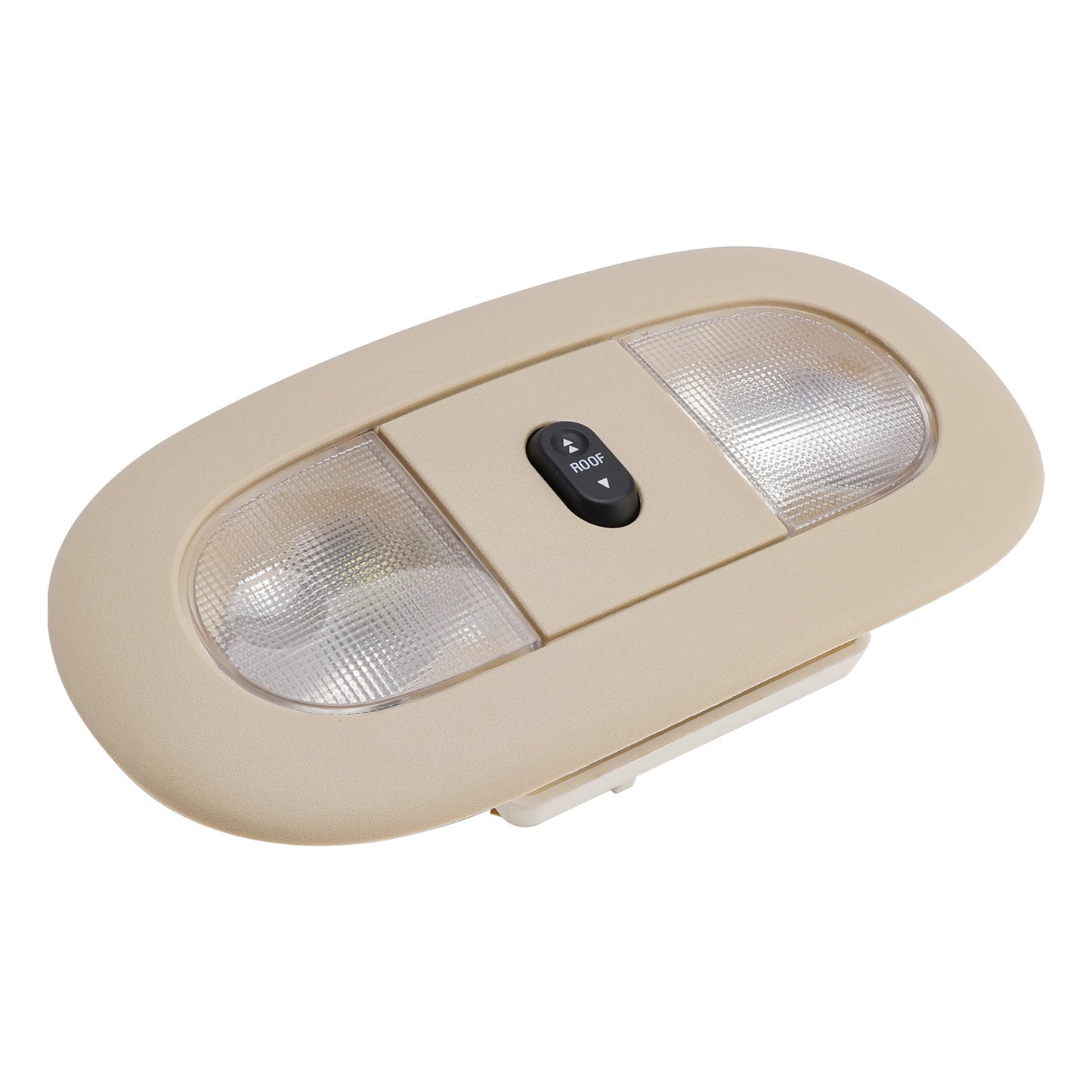 Interruttore per luce LED del tetto apribile nella console superiore 8C3Z-25519A70-AB Beige per Ford F250 F350 F450