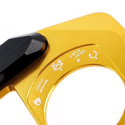 Coperchio interruttore di accensione in alluminio color oro per Honda ADV 160 ADV160 2022 2023 2024