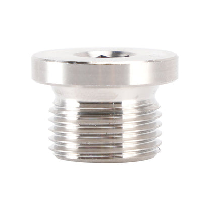 Tappo di chiusura per sensore con testa esagonale interna M18 x 1,5 mm, acciaio inossidabile 304, confezione da 5