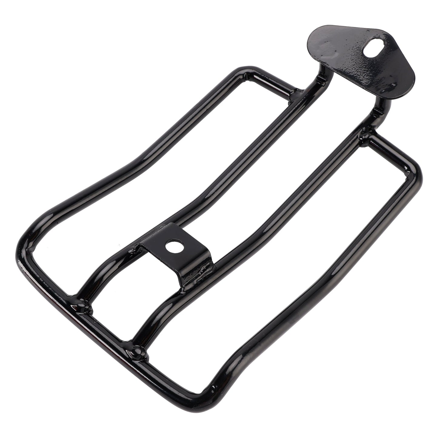 Portapacchi posteriore nero per sella monoposto, adatto per Sportster XL XR 883 1200 2004-2022