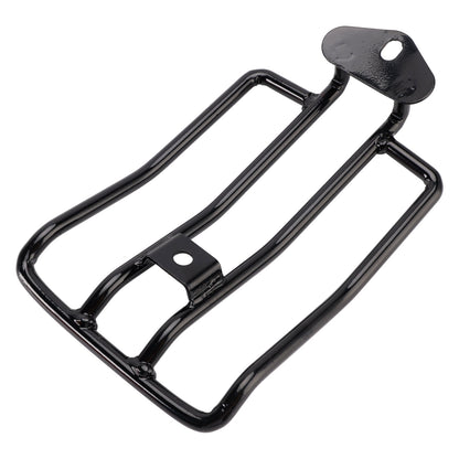 Portapacchi posteriore nero per sella monoposto, adatto per Sportster XL XR 883 1200 2004-2022