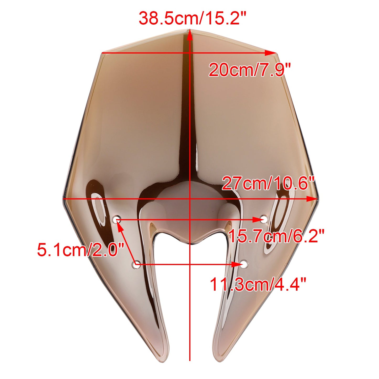 Parabrezza Parabrezza + Staffa adatto per Kawasaki Z900 2025