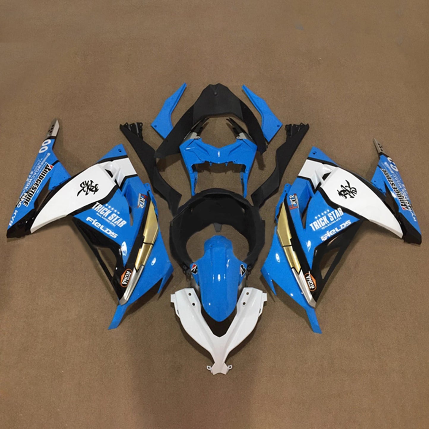 Kit carenatura iniezione in plastica ABS adatto per Kawasaki EX300 Ninja300 2013-2024