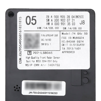 Unità di controllo del sensore radar anteriore Mercedes Classe C W253 2014-2017 A0009052804