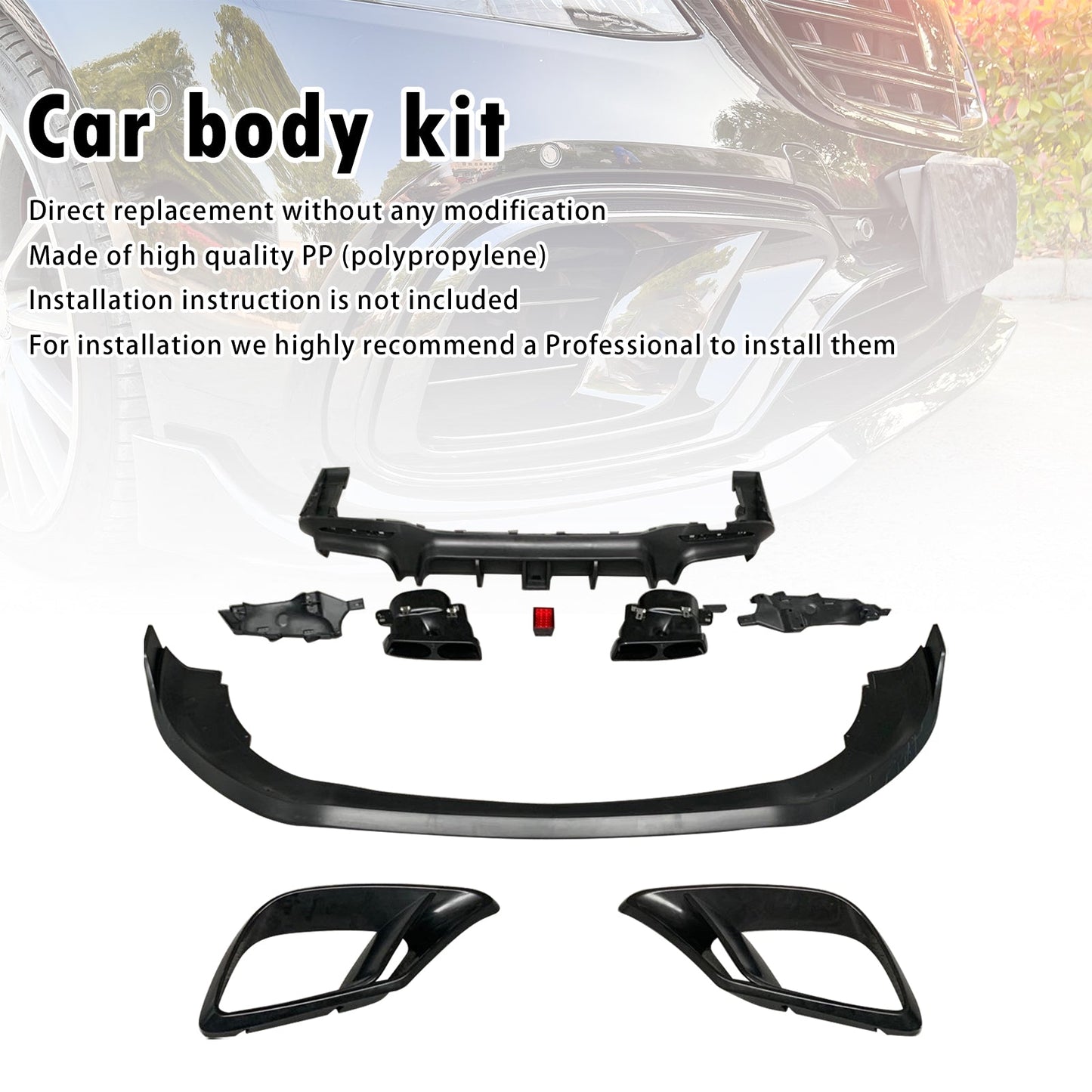 Kit carrozzeria e paraurti B700 per Mercedes Benz Classe S W222 S63 S65 (2018-2020)