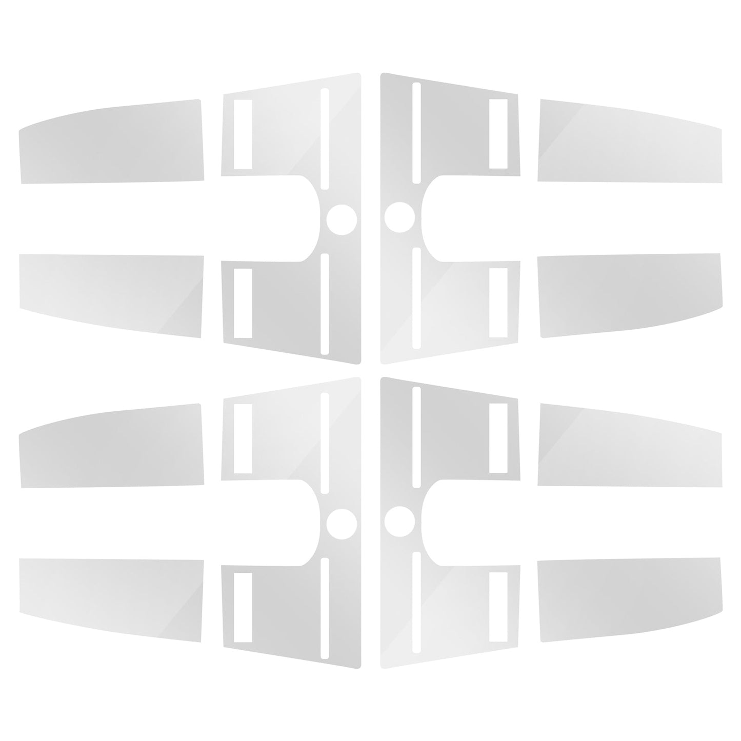 Set di 4 pellicole protettive per schermo per Porsche Cayenne 2.9T 3.0T 2018-2020