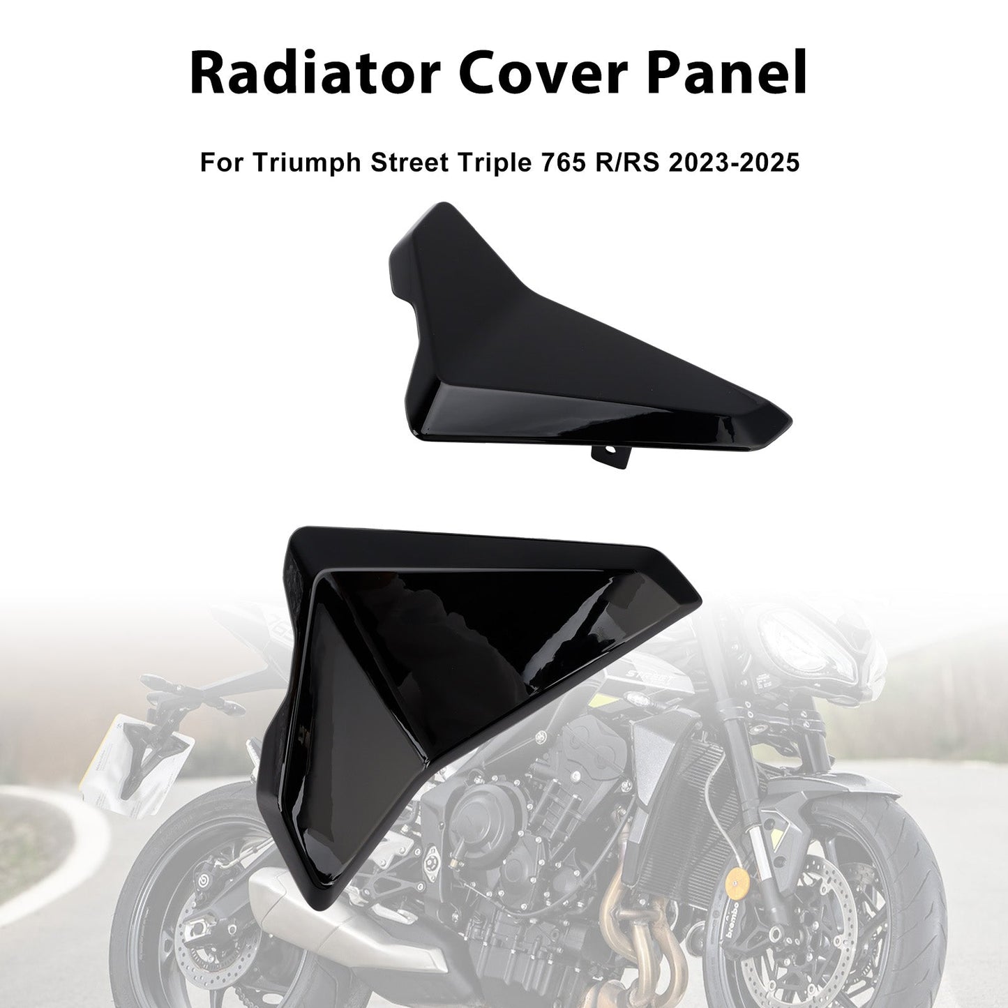 Pannelli di carenatura laterali del radiatore per Street Triple 765 R/RS 2023-2025