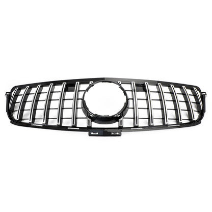 Per Benz W166 2012-2015 ML350 400 550 Griglia anteriore cromata nera stile GTR