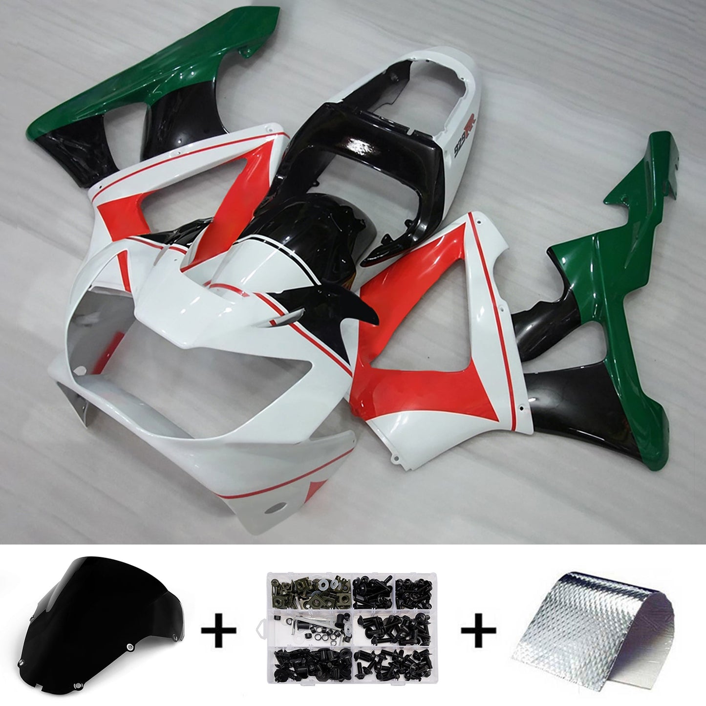 Kit di carene in plastica ABS stampate a iniezione per Honda CBR929RR 2000-2001