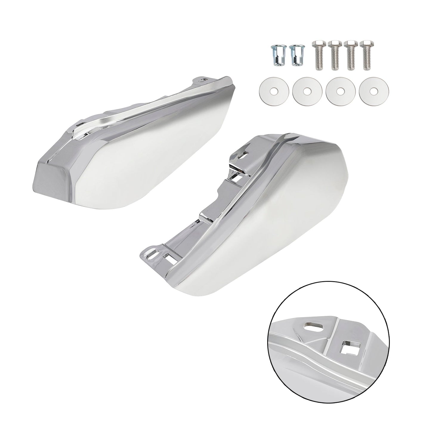 Deflettore di calore dell'aria del telaio intermedio Touring CVO Street Glide Road Glide 2023-2024
