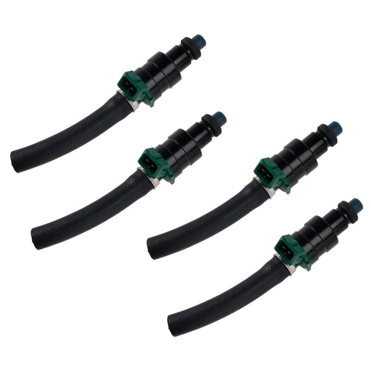 Iniettore di carburante 4 pezzi 0280150114 adatto a VW, Opel, Renault, Alfa Romeo