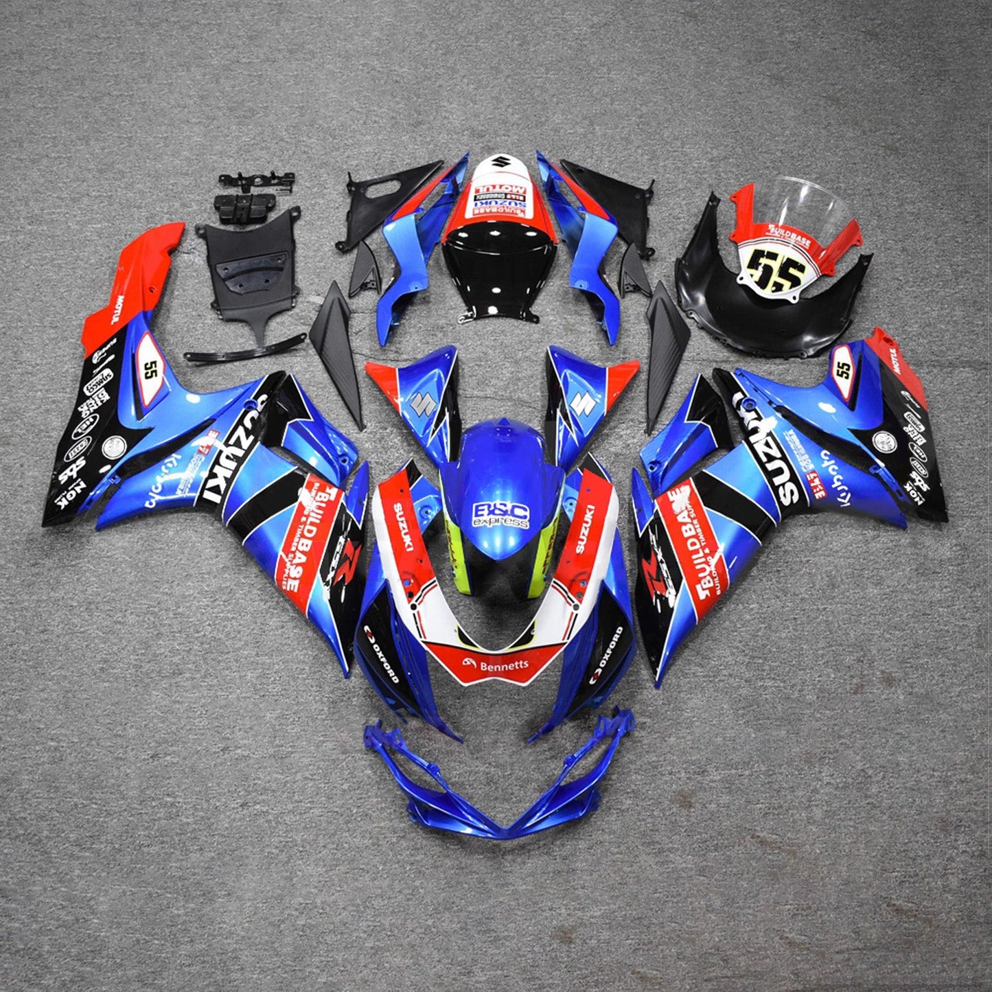 Kit carenatura iniezione plastica ABS per Suzuki GSXR 600/750 2011-2026 K11