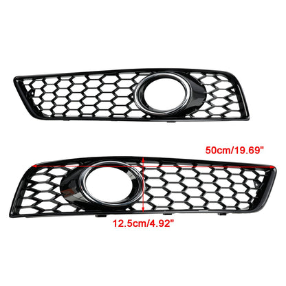 Griglia di copertura della luce fendinebbia anteriore del paraurti a nido d"ape Audi A3 8P 2009-2013