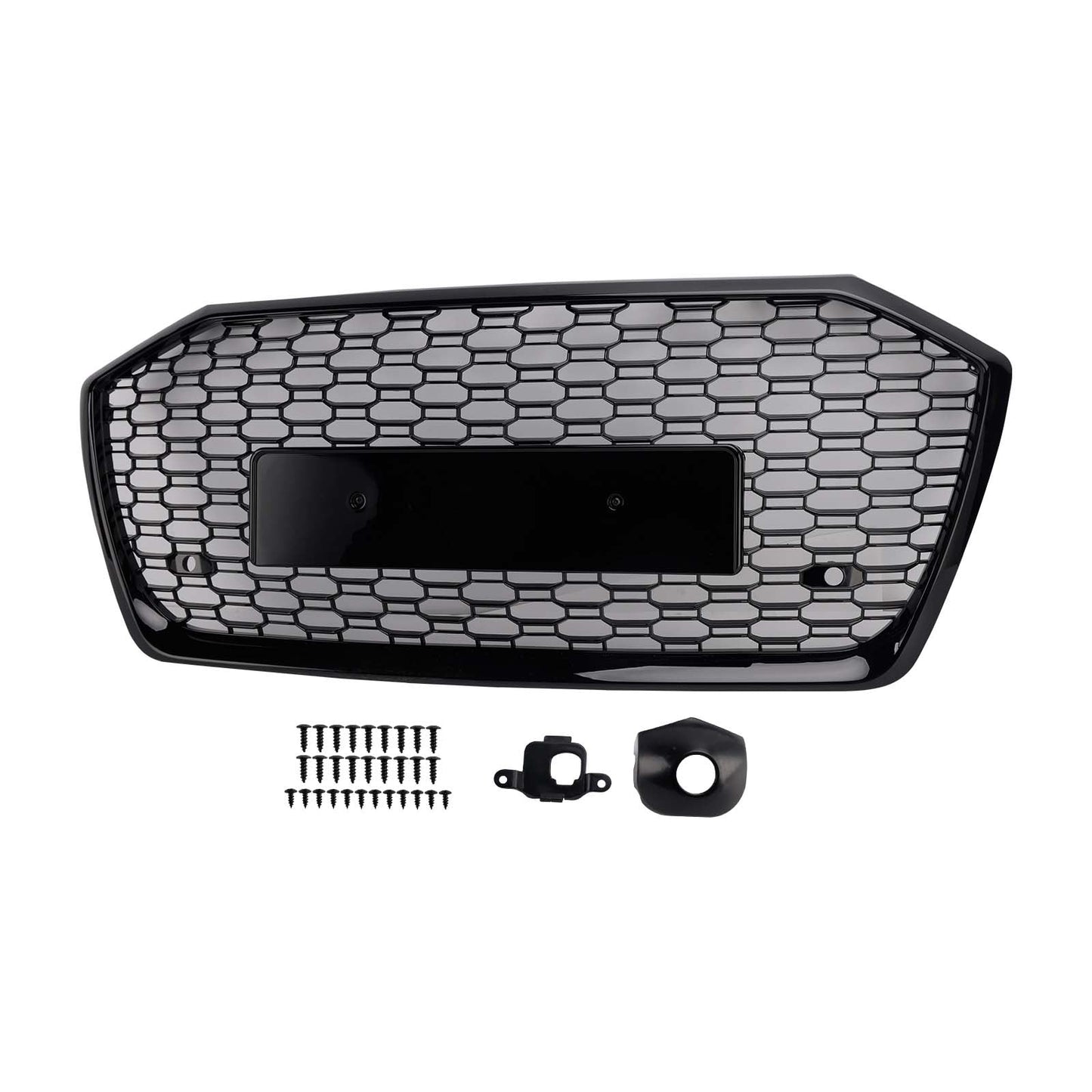 Griglia anteriore a nido d'ape in stile RS6 per Audi A6 S6 2019-2023 senza ACC