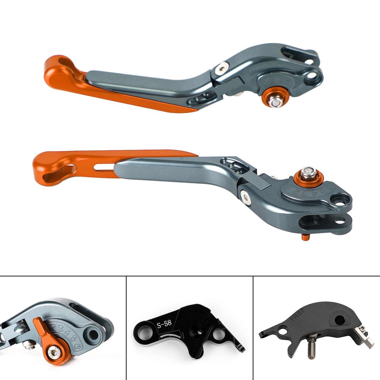 Leva freno frizione regolabile YAMAHA YZF R7 MT-10/SP FZ-10/SP 2022-2023