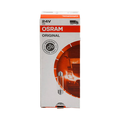 10 lampadine tubolari per auto C5W SV8.5 6421 24V 3W per OSRAM