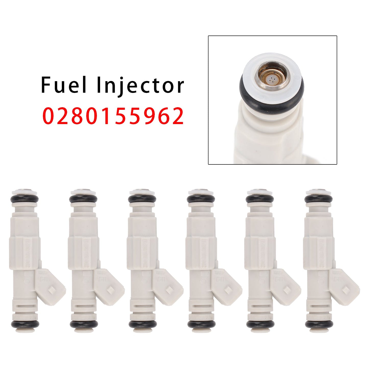 6 iniettori di carburante per Mazda B4000 Ford Ranger Explorer 4.0L 98-01 0280155962