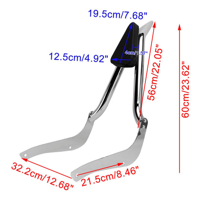 Schienale Sissy Bar passeggero per Boulevard C50 Intruder Volusia VL800 2001-2017