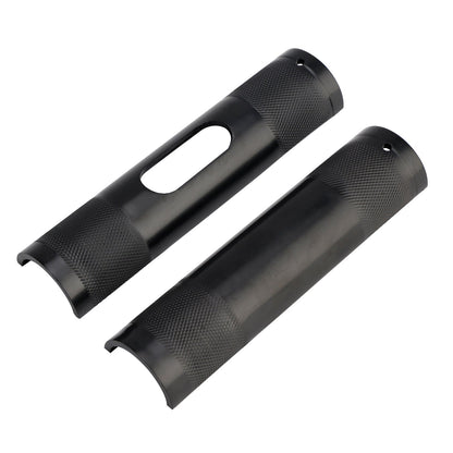 Adattatore manubrio rialzato da 1-1,25"" di diametro nero per Dyna Road Glide Road King