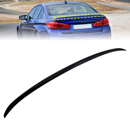 Spoiler posteriore nero lucido per BMW Serie 5 G30 Berlina M5 Style 2017-2023