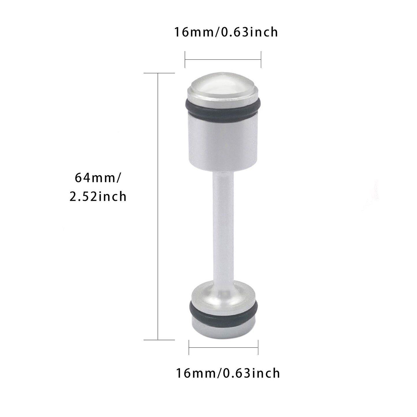 Deviatore dell'olio per tappo di passaggio posteriore LS Billet per GM Gen III e IV