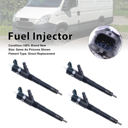 4 iniettori di carburante per Iveco Daily IV 06-11 e Iveco Massif 08-11 0445110248