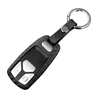 Custodia in pelle e silicone per chiave auto con fibbia per Audi
