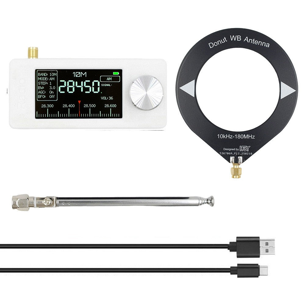 Ricevitore radio portatile SI4732 0,5-108 MHz LSB AM FM Mini tascabile per tutte le bande