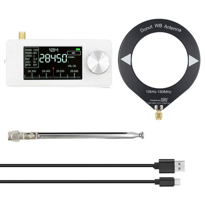 Ricevitore radio portatile SI4732 0,5-108 MHz LSB AM FM Mini tascabile per tutte le bande