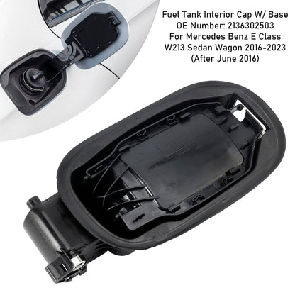 Tappo interno del serbatoio del carburante con base per Mercedes Classe E W213 2016-2023 2136302503