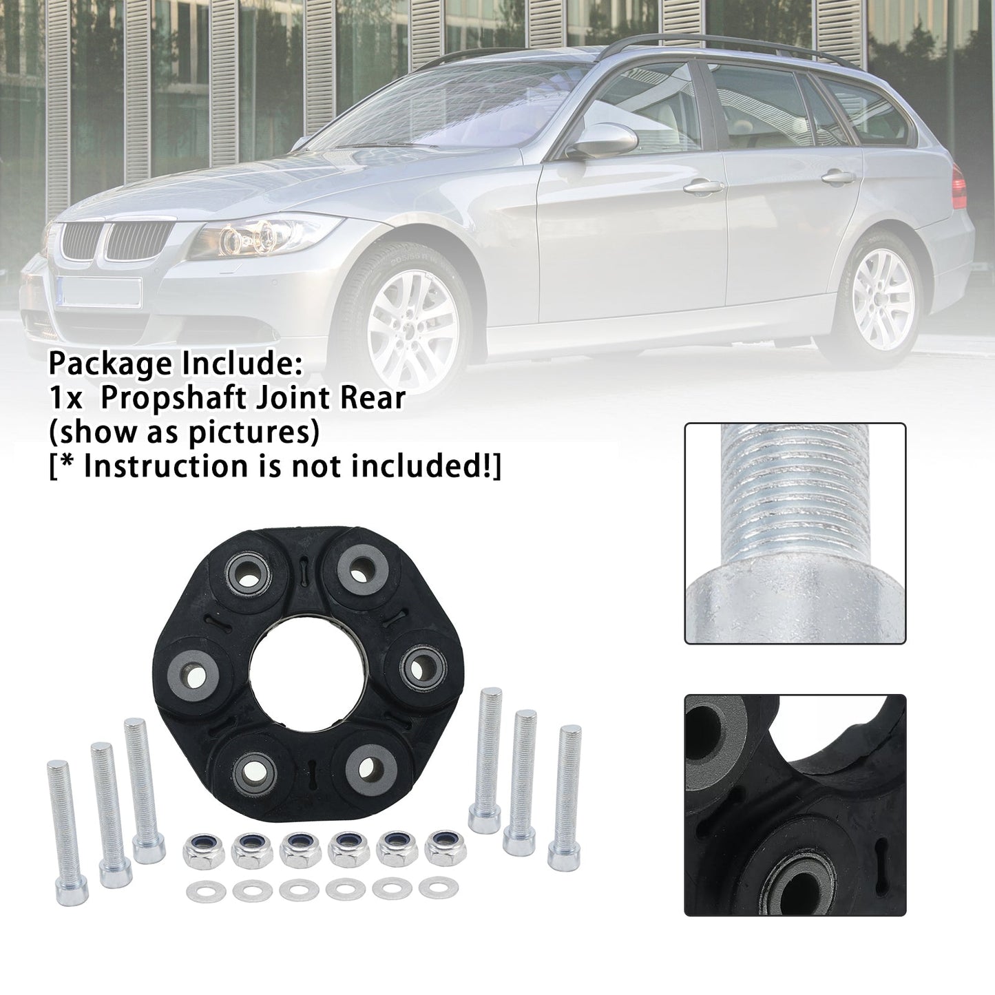 Giunto albero trasmissione posteriore 26117527392 per BMW Serie 1 3 5 E81 E90 F10 X1 E84 X3 F25